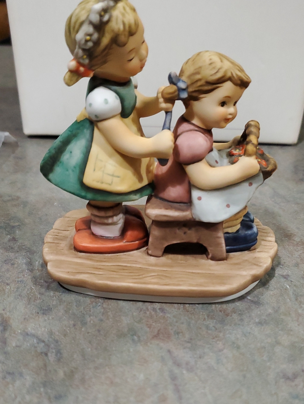 Goebel Hand-Painted Porcelain Girls Figurine " Forever Friend"
